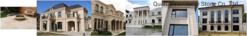 Exterior Honed Stone Tile Cream Bello Limestone Facade Wall Cladding