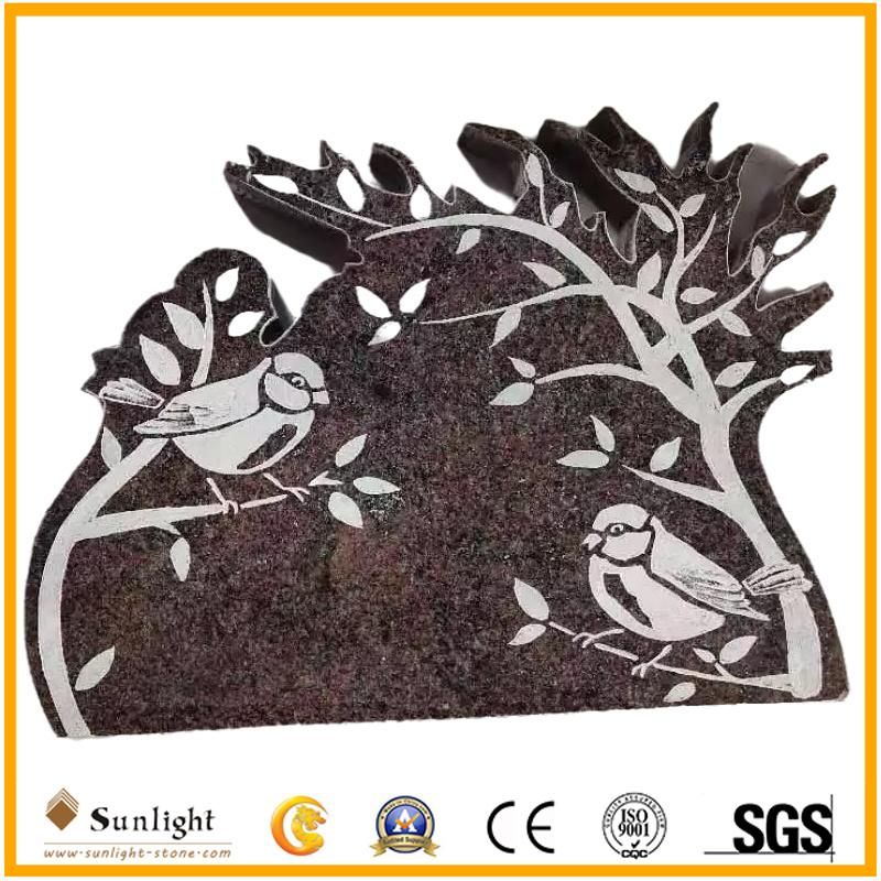 Polished Granite Tombstone on Cheap Price Customized Design Monuments Plaques