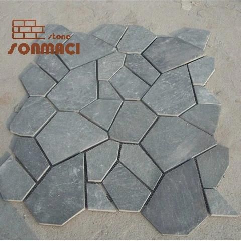 Outdoor Natural Gray Slate Flagstone Pavement