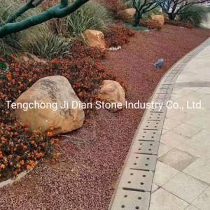 Red Volcanic Rock Crushed Pumice Lava Stone Granule