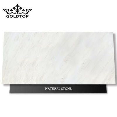China Supplier Hot Sale Natural Polished/Honed Stone Slabs Milan White Marble for Wall/Floor/Kitchen/Bathroom Apartment/Hotel/Villa Decoration