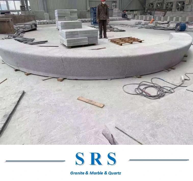 Outdoor Light Grey Black White Pink Granite Kerbstones for Outdoor G603 G681 G682 G684 G654 G623 G664 G687 G383