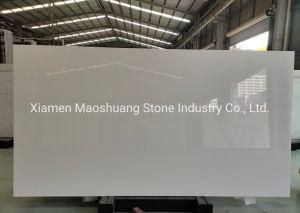 Pure White Nano Crystallized Glass Stone Slab