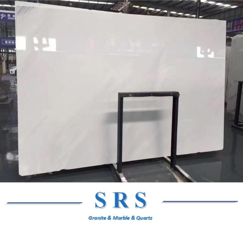 Polish Pure White Marble for Floor Tile