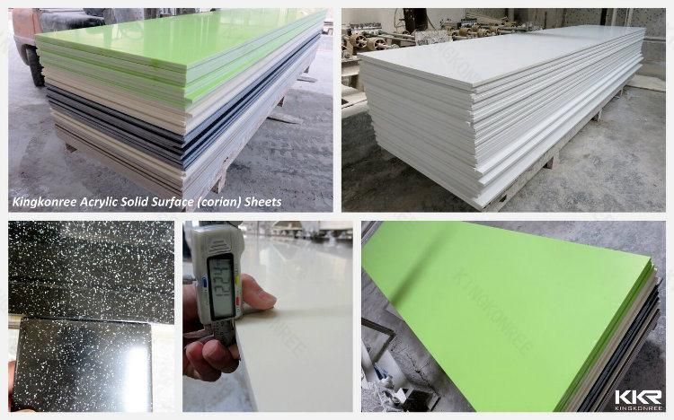 Artificial Resin Stone Acrylic Solid Surface Slabs Corian Sheet Price