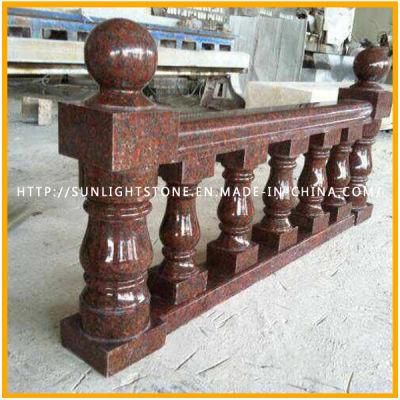 Natural Stone Yellow/Gold Granite Fence Balusters for Outdoor Stair
