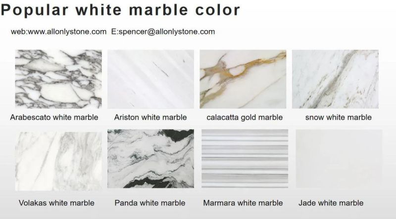 Natural Stone China Oriental White Marble for Interior Flooring/Wall/Background/Countertop/Stair