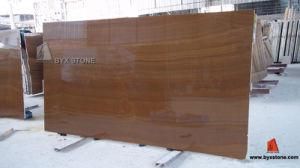 Gold Wood Grainy Marble Slab for Wall Tile/Vanity Top