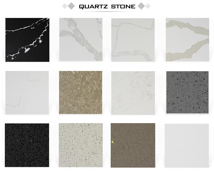 Artificial Quartz Stone for Kitchen Countertop and Table Top Orchid Yellow Light