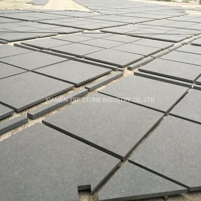 30mm Thick Honed Black Pearl Granite Tile for Exterior Wall Cladding