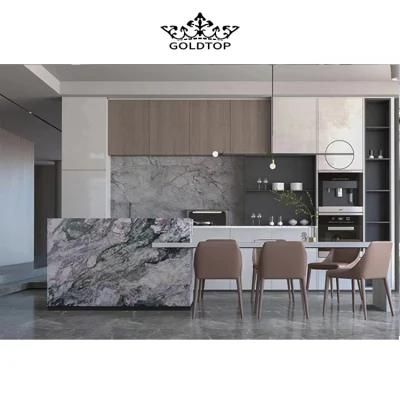 Violet Polished Marble Slabs for Interior Flooring Wall Decoration
