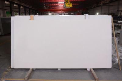 Polished White Surfaces Engineered Quartz Stone Slab with NSF SGS Certification