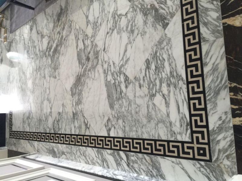 Natural Material Cheap Arabescato Stone Marble Floor Tile for Hotels/Rooms/Interior Decoration