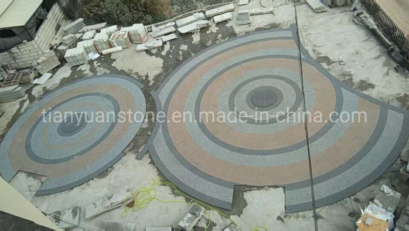 Dark Grey Limestone Paver, Tumbled Blue Stone Cobblestone