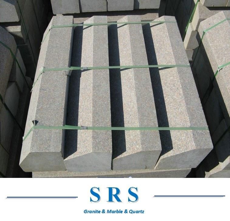 Building Material China Cheap Grey/Red/Black Granite Kerbstone Curbstone Paving Stone for Outdoor