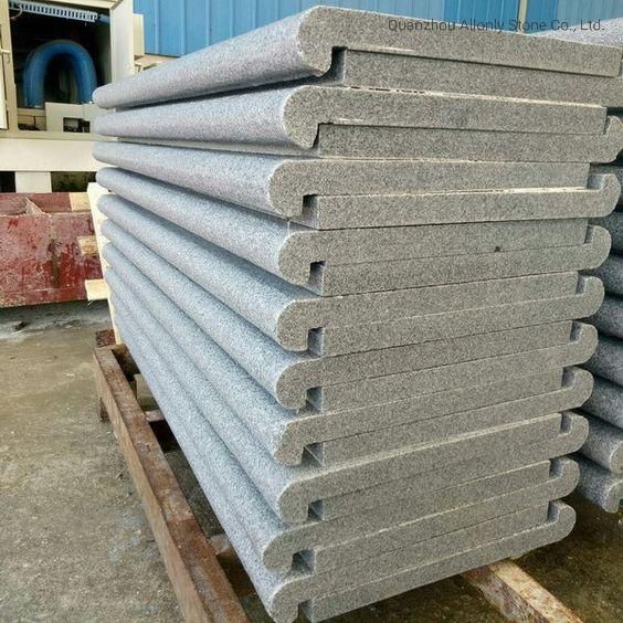 China Cheap G603 Granite Flamed Natural Stone Pool Liner