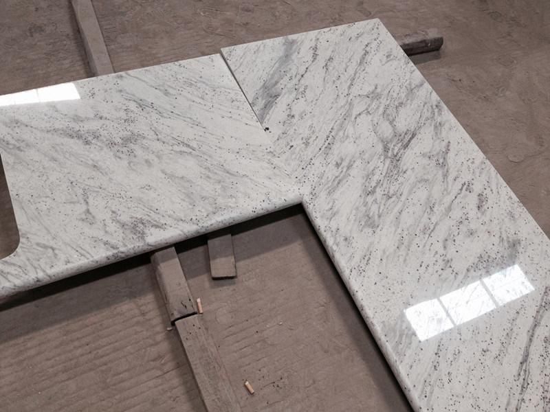 Polishing White/Grey/Black/Brown River White Granite Stone for Kitchen Countertops/Bathroom Vanity Manufactory