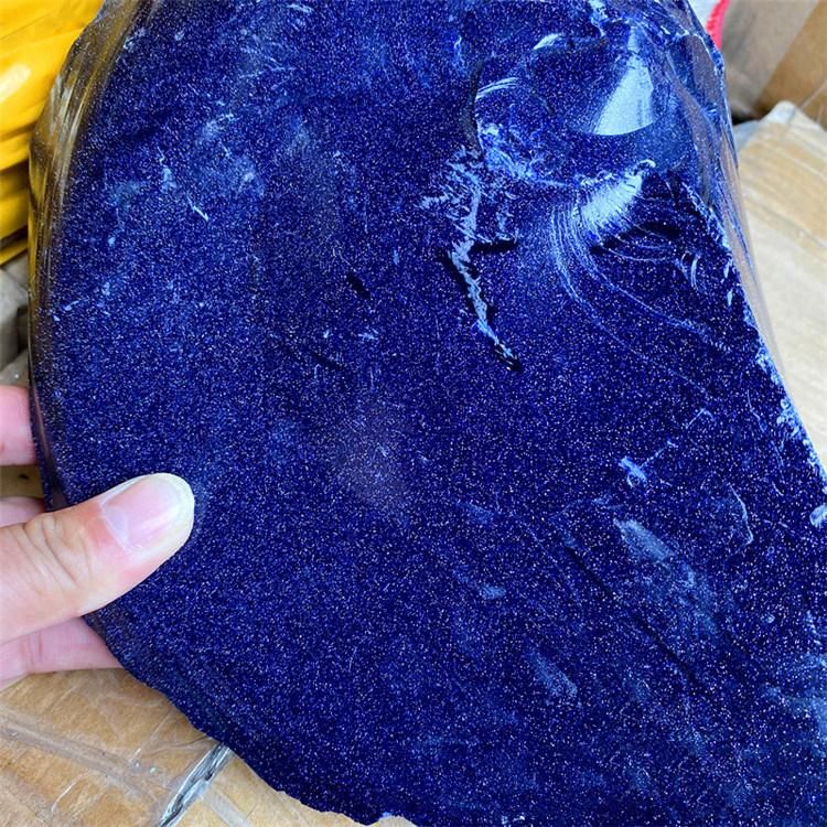 Specimen Crashed Fragment Raw Golden and Blue Sandstones Raw