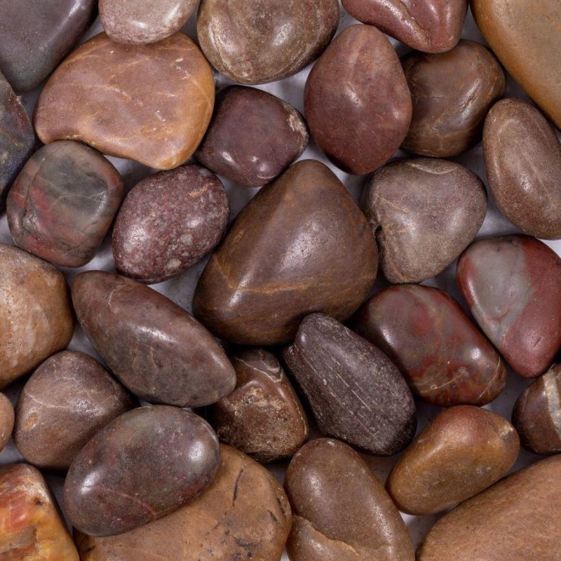 Red Polished Pebbles for Garden/Paths/Rockeries/Borders