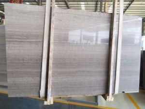 Wooden Grey Marble Slab for Kitchen/Bathroom/Wall/Floor