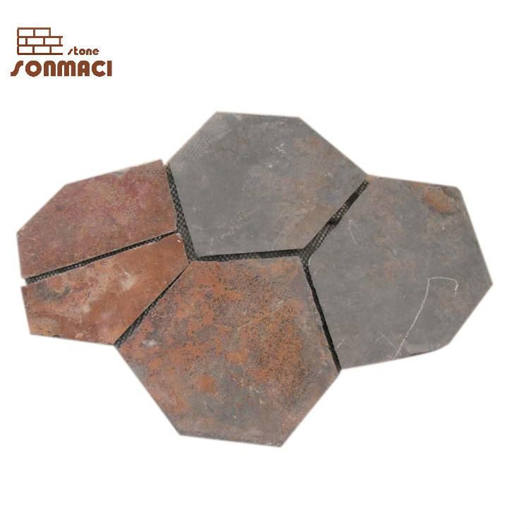 Garden Decoration Slate Flagstone Mats Paver