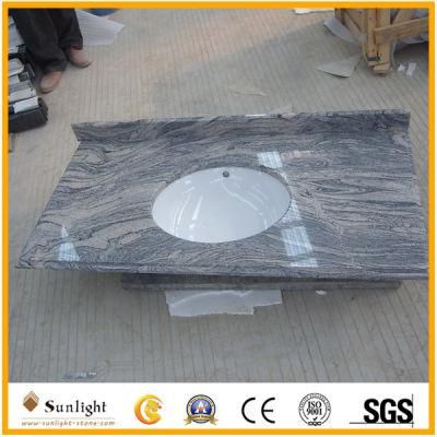 China Grey/Black/Dark Brown Granite Countertops/Vanity Tops for Bathroom