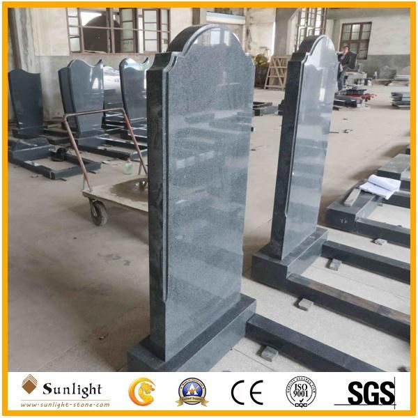 China European Style Natural G654 Grey Granite Tomb/Gravestones