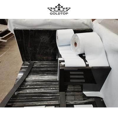 Natural Stone Polished Indoor Decoration Absolute Black Slab Black Granite Wall Tiles