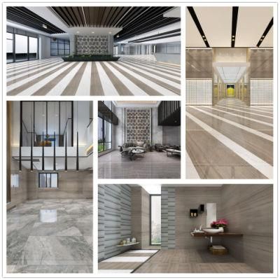Polished White/Grey/Coffee/Blue Wood Marble Slabs for Flooring/Floor/Wall/Hotel Project