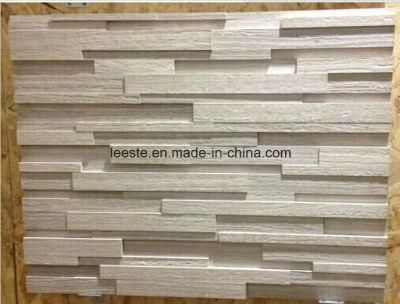 White Wooden Marble Cultural Stone, Ledge Stones for Wall Cladding