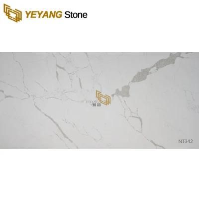 Calacatta Marble Look Quartz for Residential/Commercial/Totel/Hospitality/Kitchen/Countertops