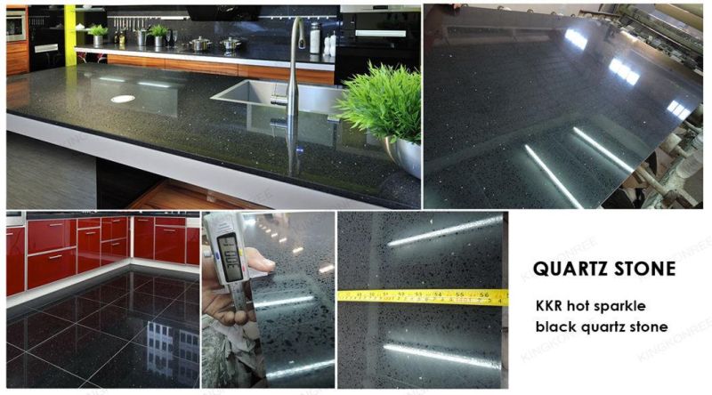 Heat Resistant Artificial White Engineering Stone Slab Quartz