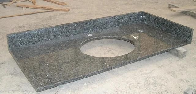 High Quality Blue Pearl Granite Bathroom Vanities for Sale