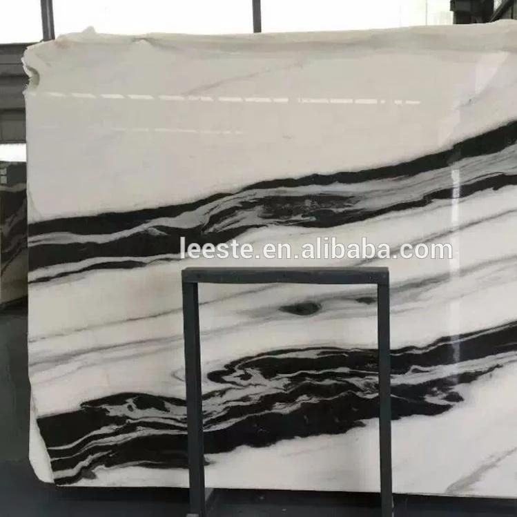 Modern Indoor Designs Polished Panda White Marble Floor Wall Tiles