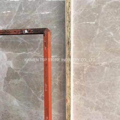 Popular Turkish Beige Grey Marble Slab for Project