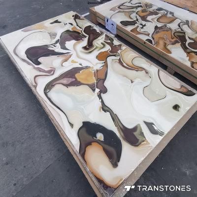 Alabaster Marble Tile Price Interior Decorative Resin Paneling for Onyx Bar