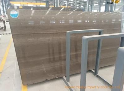Natural Marble for Floor Tile/Slab Grey/Black/Wood/Brown Countertop/Vanity/Worktop/Island Wholesale