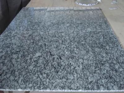 Chinese Seawave Flower Grey Grantie Natural Granite Stone Polished Half Slab