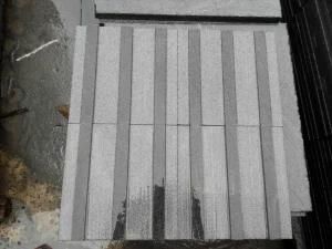 Parallel Grooving Polka DOT G654 Grey Granite Blind Stone Paving