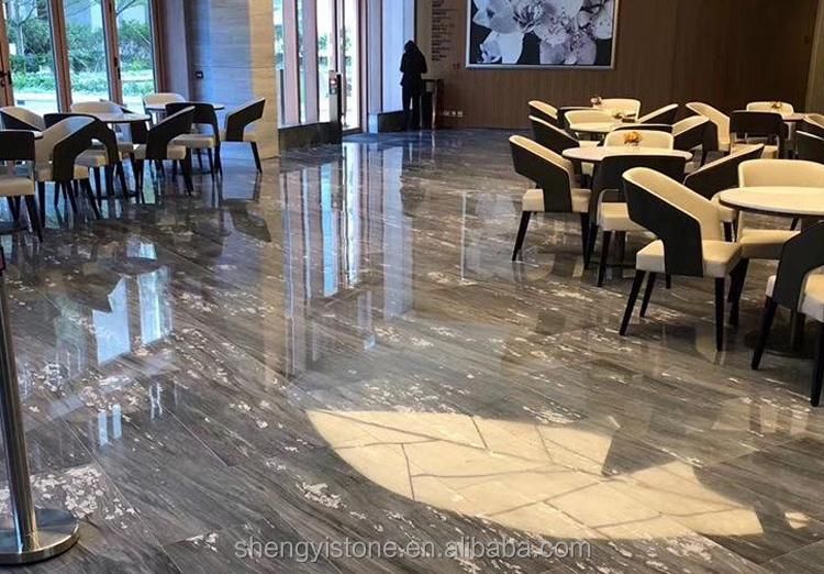 Italian Palissandro Blue Marble Stones Book Match Marble Palissandro Blue with Brown Blue Veins Polished Big Slab and Ties