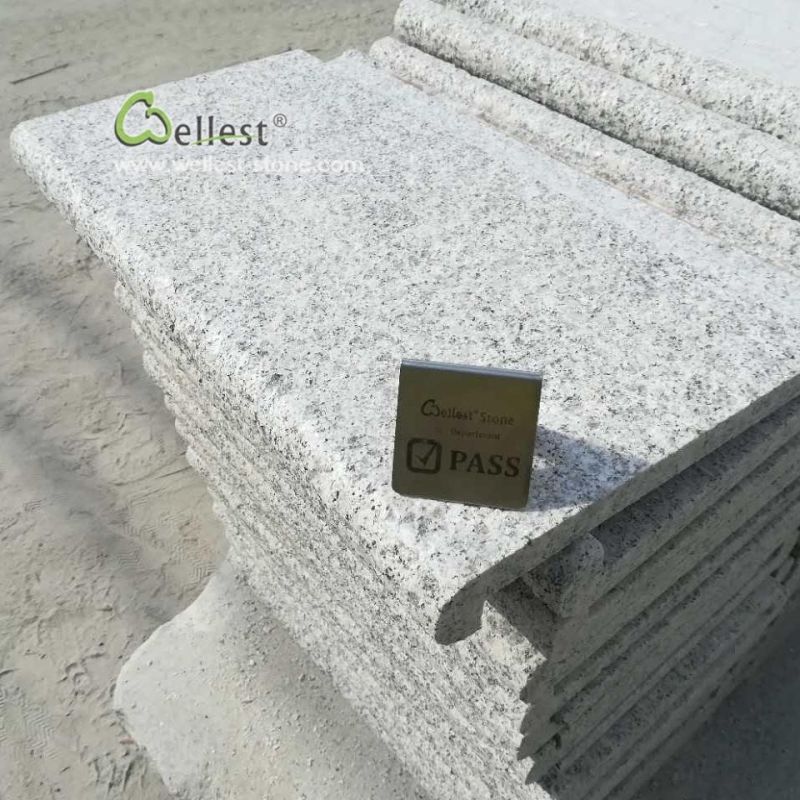 Hot Sale Anti-Slip Light Grey Granite Bullnose Pool Coping