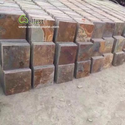 Multi Color Rusty Slate Tile, Paving Slate