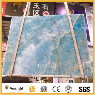 Natural Polished Stone Blue/Green/Black Onyx for Wall Tiles, Flooring Tiles,