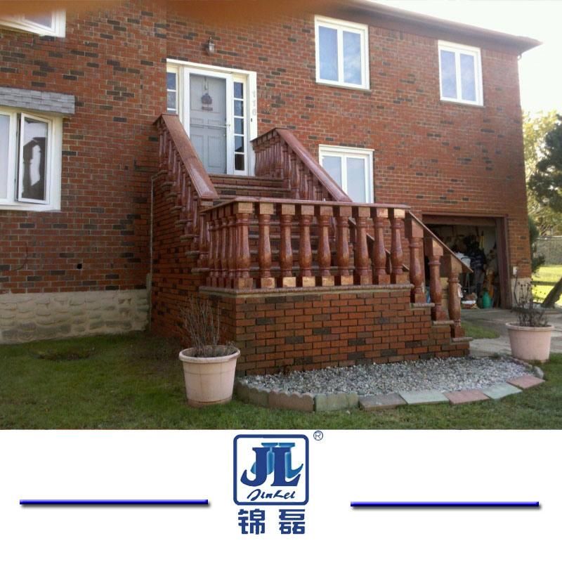 Natural Stone Grey/White/Red/Dark Granite/Marble Baluster/Balustrade Price with Railing Handrail
