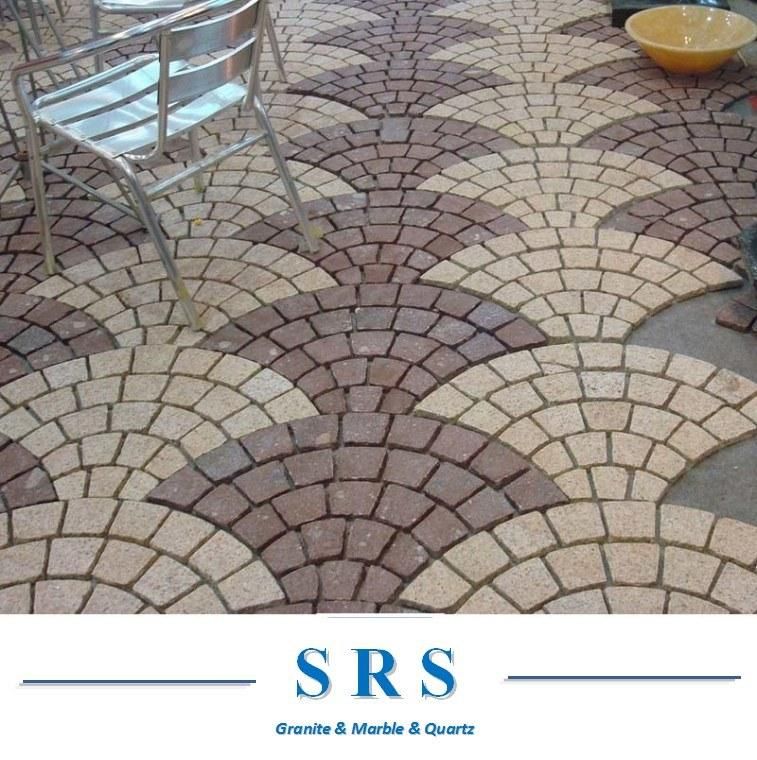 Project Granite /Marble/Basalt/Slate/Tumbled/Sandstone/Porphyr/Granite Stone Pavement/Cube Stone
