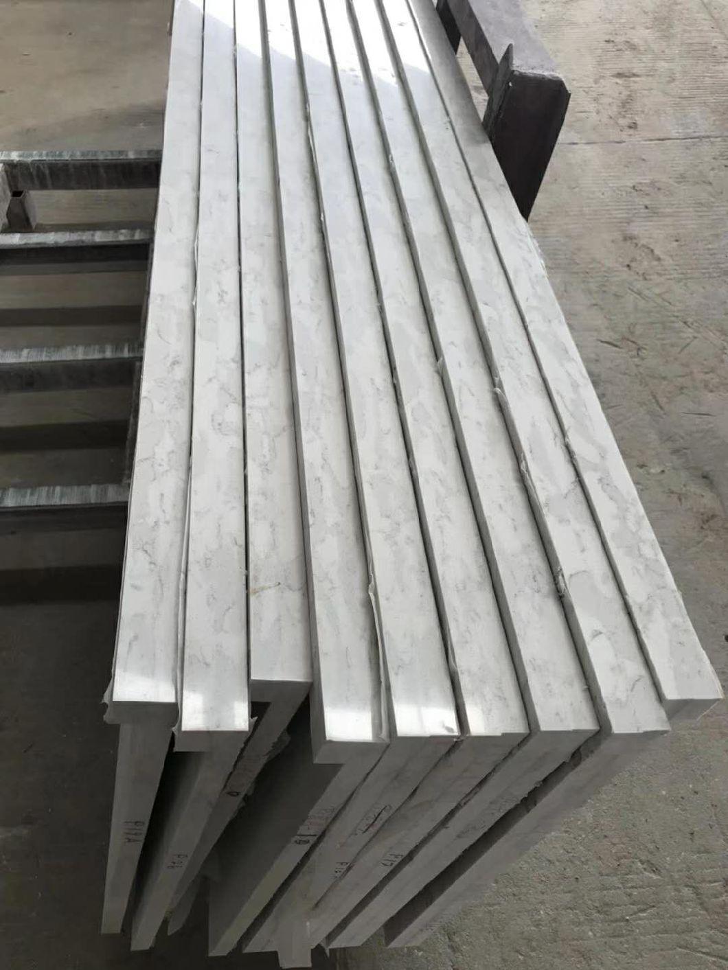 Kitchen/Bathroom Beige Soapstone Solid Surface Wholesale Prefab Quartz Countertops