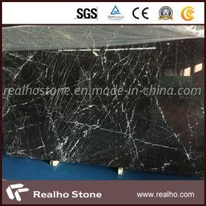 Cheap Price Nero Marquina Black Marble for Floor Tiles / Slab/ Countertop