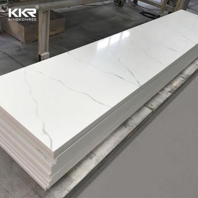 Marble Look Stone Acrylic Solid Surface for Bathroom Countertops