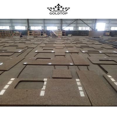 Natural Stone Polished Red Granite for Counter Top Vanity Tops