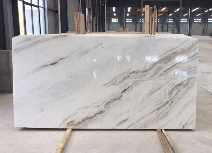New Exclusive Castro White Marble Slabs/Tiles for Airport/Hotel/Hospital Project